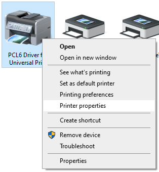 Article - Settings to access printer 'x' are not valid. - Winking Docs